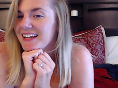 Lovely Skinny Teen making herself wet on a live cam