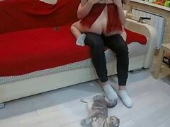 Linda morena pega fodendo na massagem escondida de came