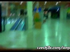 AMATEUR Exhibitionist Couple Fuck in Shopping Mall