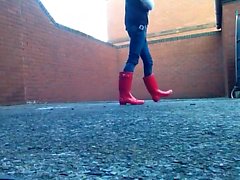 di Wellingtons rossa