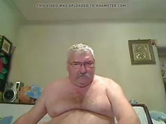 Abuelo en la webcam