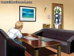 Sexy anime schoolgirl gets fucked hard