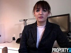 PropertySex в реальном недвижимостью Представитель Марки порно видео для клиентских