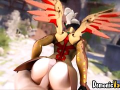 Hot ass Overwatch sluts fucked by massive cocks