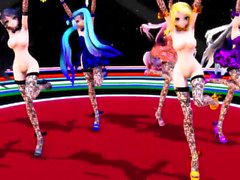 MMD Hentai di Dancing e fucking