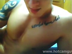 Musculaire Hairless Tattoed Guy CamShow