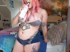 Chubby Goth, mangeoire, Stuffing de ventre Isabella31