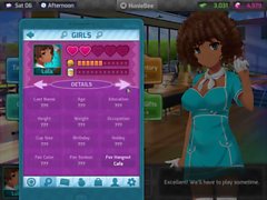 Algunas chicas son duras - HuniePop Female Walkthrough 7