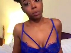 Indiaspice Sexy Ebony Periscópio Mostrando seus mamas e bunda