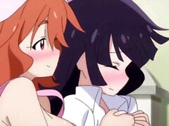 80 lesbianas escena hentai, animado, animado lesbianas fanservice