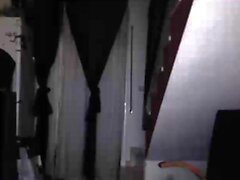 Amateur striptease and Solo masturbation