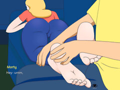 Tickle Anime, Cartoon Foot