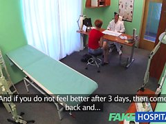 FakeHospital Sexy redhead will do anything for a sick note