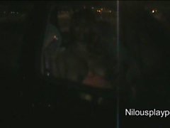 Late Night Smoking & Masturbation In Car