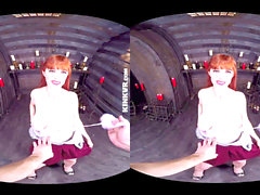 Ginger-haired, virtual reality