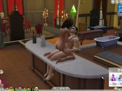 The Sims 4: Злая Woohoo Sex MOD - Чертов окрестности.