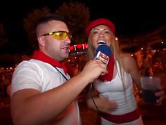 Sara May Anita Ribeiro ans Pablo de Ferrari salle de fêtes de San Fermin 2 013