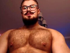 Incroyable minet sexy avec de gros muscles durs saccadés Solo Fun