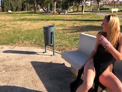 Mollige Amateur Milf Sarah Janes Outdoor Masturbation