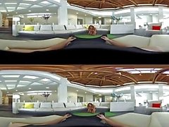 VR Stereoscopic 360 - Cristiana CINN suga e fode seu instrutor
