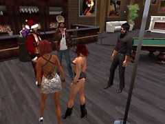 Linco et Fred avec Rekya au Sexcafé