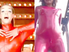 Catsuit, latex catsuit, oops anal