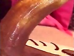 Chinese model sucking chocolate dick on her birthday