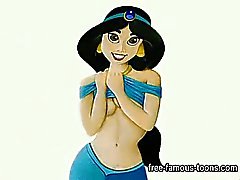 Aladdin et de de jasmin parodier pornographique