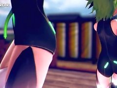 【MMD】 Gumi Belly Dance