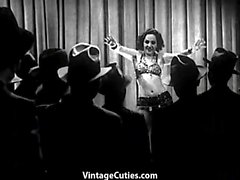 Heißer Tamale Carlotta leuchtet die Bühne (Weinlese 1940s)
