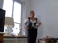 Duitse rijpe Angie 52y