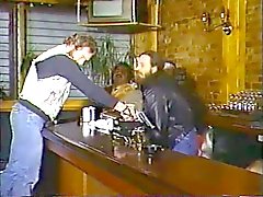 Vintage biker bar gangbang