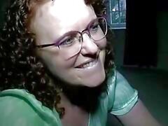 Chubby chick with curly hair and glasses, Debby had interracial sex with a black guy, from behind (New! 22 Jan 2022) - Sunporno