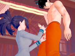 Goku Sex, Momo Yaoyorozu 3D