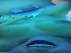 Masturbation dans Solarium