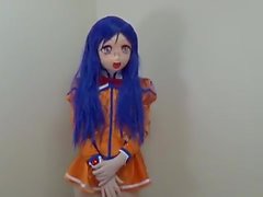 Fille d'anime de kigurumi