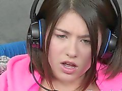 Gamer Lesben Shyla Jennings fingerte