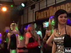 Amazing sluts at a party get slammed