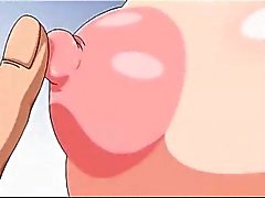 Lycklig kille sugande stor tuttar - animen hentai film