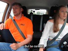 Fake Driving School Stacey Cruz Gets Fucked by Instructor