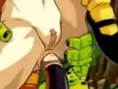 dbz Android 18 you are ass fucked by cell