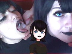 Hot Goth saa massiivinen cumshot kasvot - Mavis Cosplay (uusi! 23.1.2022) - SunPorno