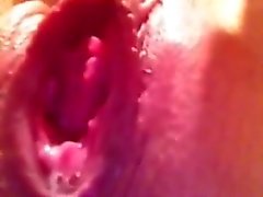 Pussy sprudeln Säften und Sperma