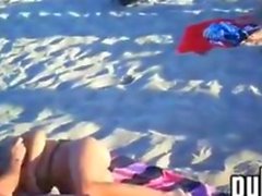 Geilen Nudisten , wie es auf An Einem Strand