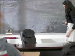 Bigtitted teacher fucked in doggystyle