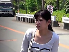 Asian watched pee public