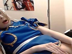 Sexy Blonde Masturbating Hard On Webcam