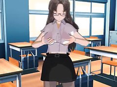 Lehrerin Schlampe - Unglaubliche 3D-Anime- xxx Sammlung