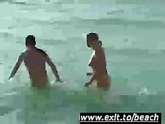 Voyeuring swinger Orgy on Nude Beach