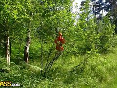Красная Шапочка ебля вместе с панда в лесу